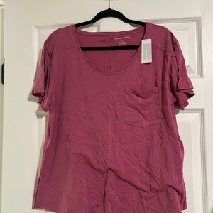 American Eagle Outfitters Mauve Short Sleeve Tee